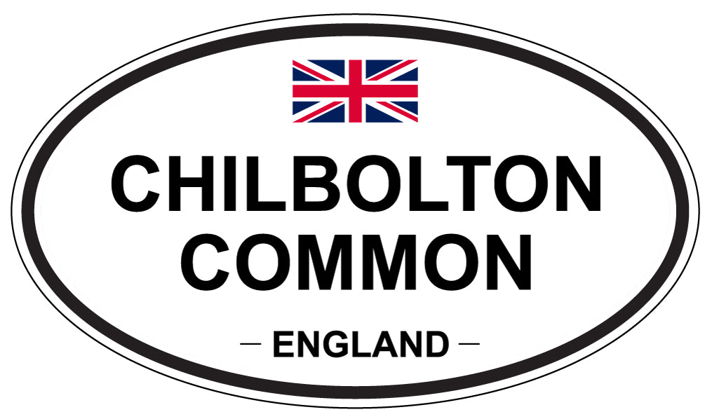 CHILBOLTON COMMON, ENGLAND - Oval Sticker