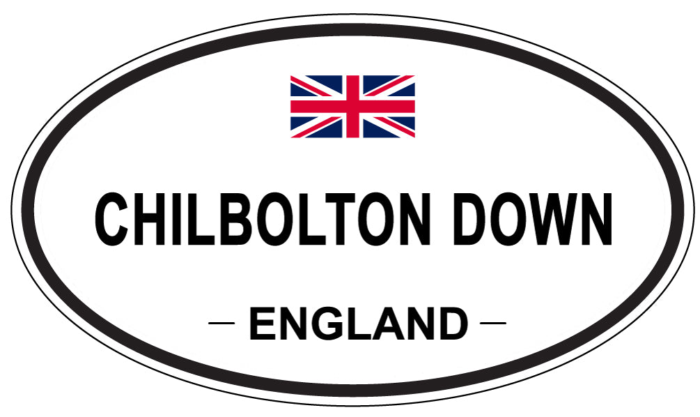 CHILBOLTON DOWN, ENGLAND - Oval Sticker
