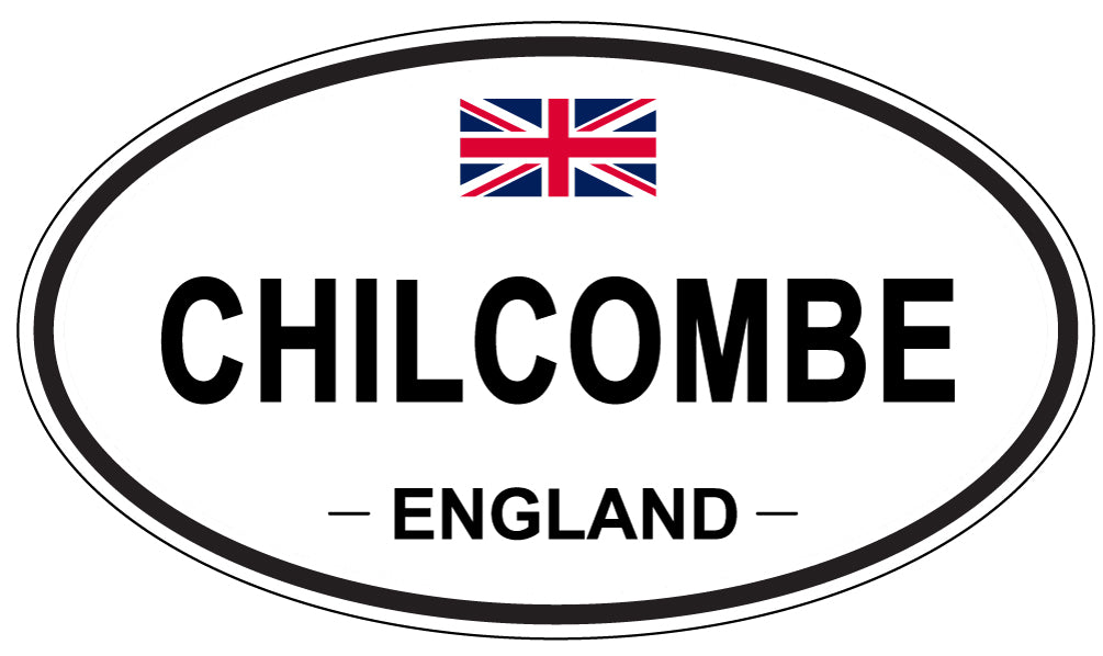 CHILCOMBE, ENGLAND - Oval Sticker