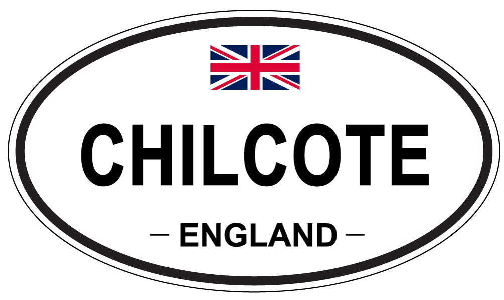 CHILCOTE, ENGLAND - Oval Sticker