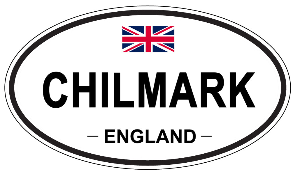 CHILMARK, ENGLAND - Oval Sticker