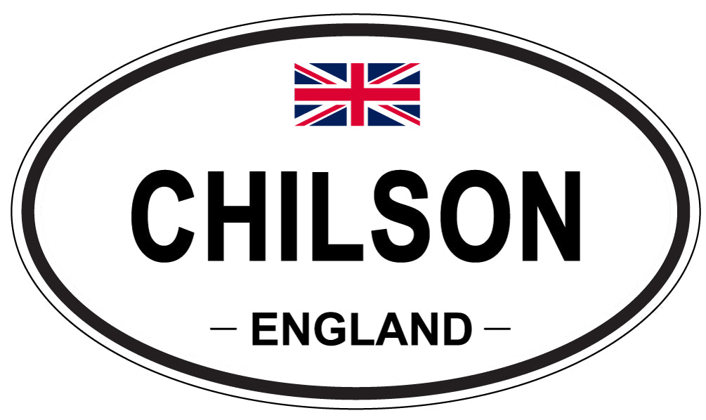 CHILSON, ENGLAND - Oval Sticker