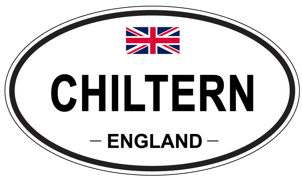 CHILTERN, ENGLAND - Oval Sticker