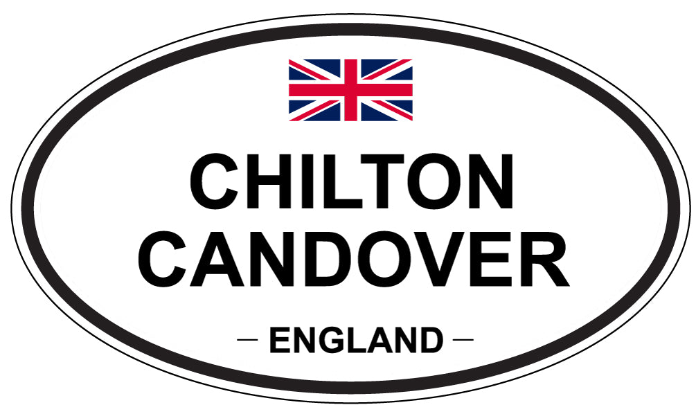 CHILTON CANDOVER, ENGLAND - Oval Sticker