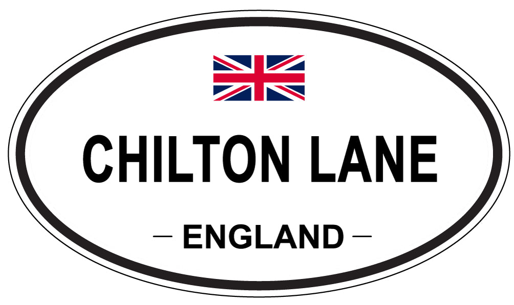 CHILTON LANE, England - Oval Magnet