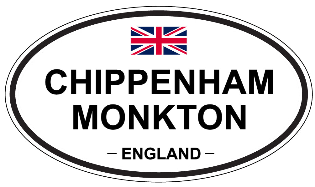 CHIPPENHAM MONKTON, ENGLAND - Oval Sticker