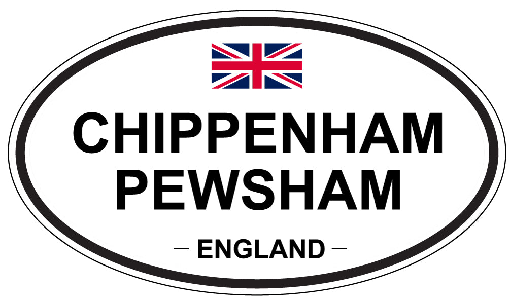 CHIPPENHAM PEWSHAM, ENGLAND - Oval Sticker