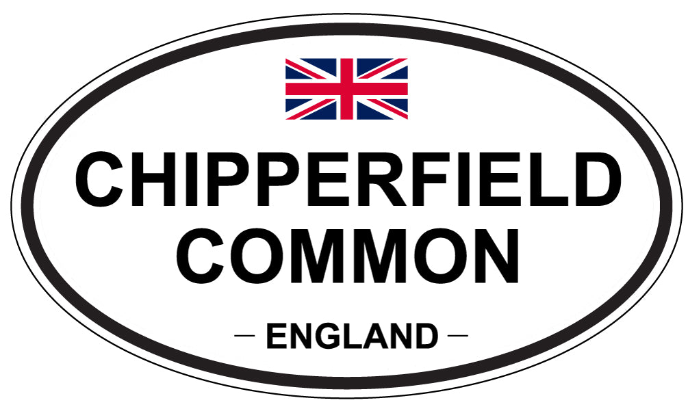 CHIPPERFIELD COMMON, ENGLAND - Oval Sticker