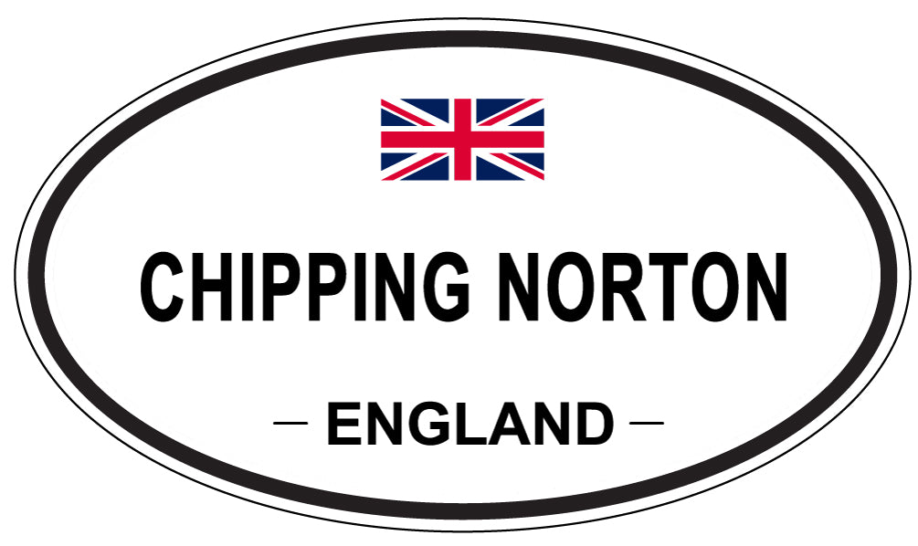 CHIPPING NORTON, ENGLAND - Oval Sticker