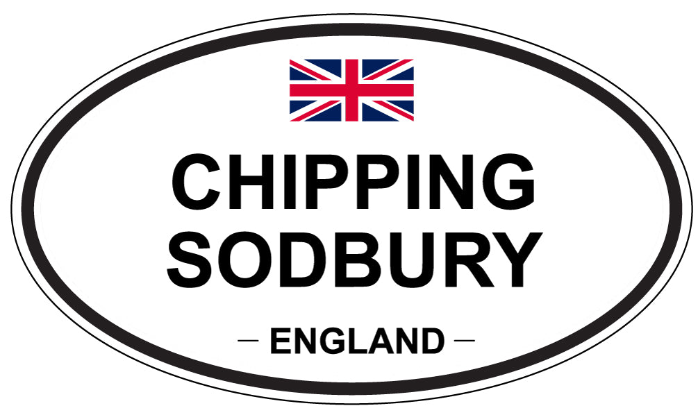 CHIPPING SODBURY, ENGLAND - Oval Sticker