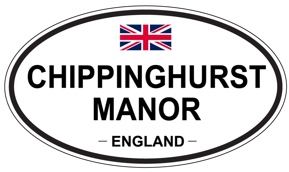 CHIPPINGHURST MANOR, ENGLAND - Oval Sticker