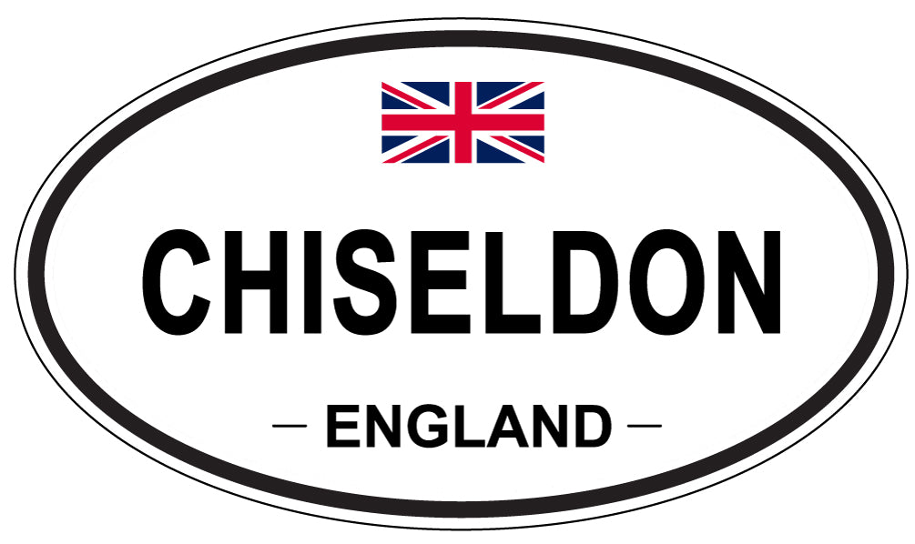 CHISELDON, ENGLAND - Oval Sticker