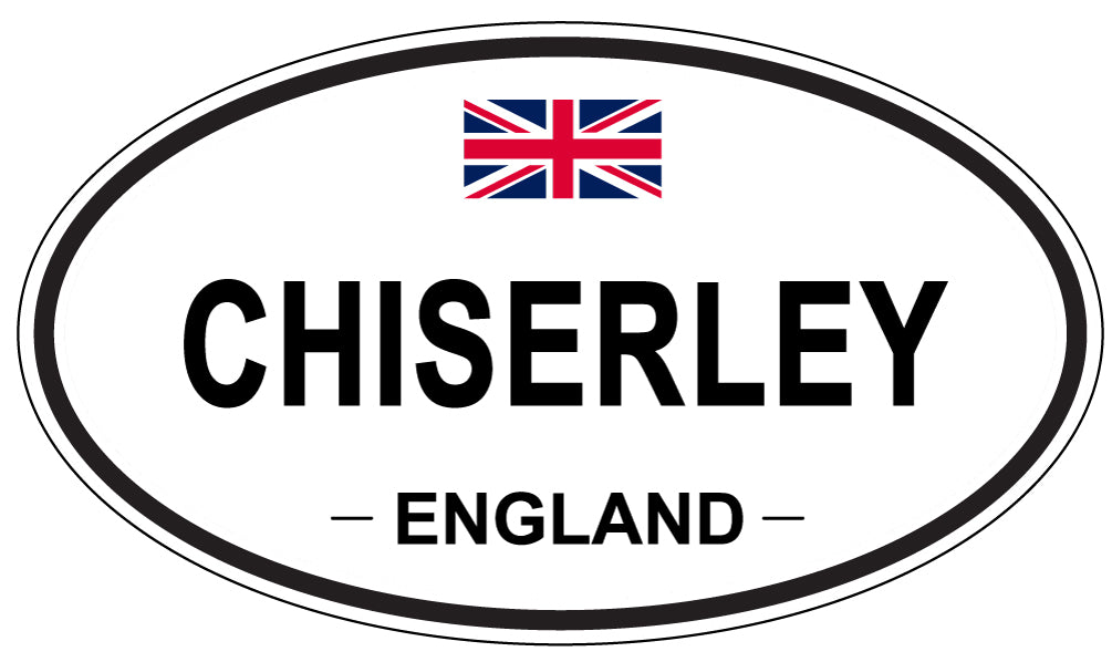 CHISERLEY, ENGLAND - Oval Sticker