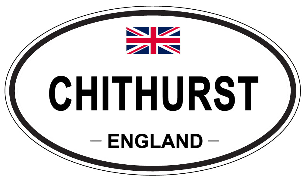 CHITHURST, ENGLAND - Oval Sticker