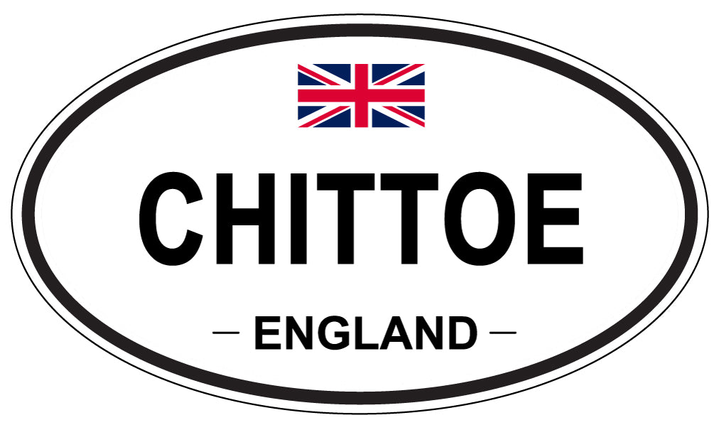 CHITTOE, ENGLAND - Oval Sticker