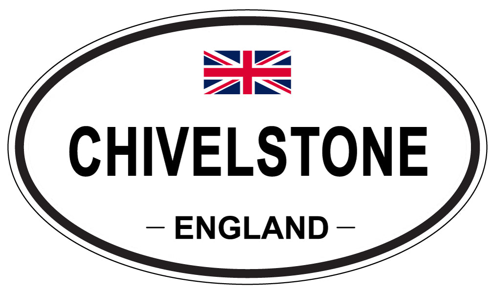 CHIVELSTONE, ENGLAND - Oval Sticker