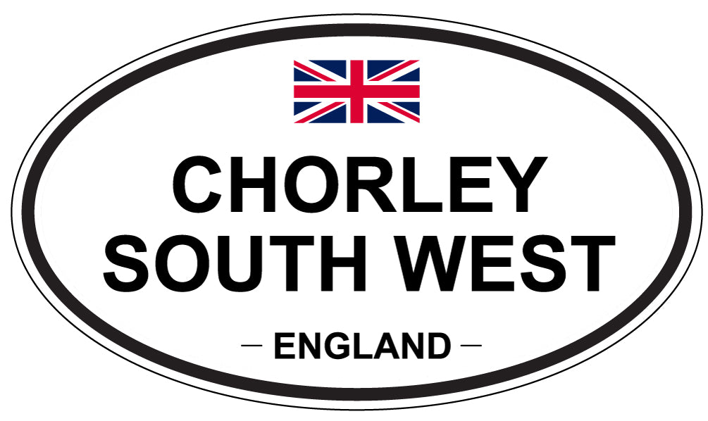 CHORLEY SOUTH WEST, ENGLAND - Oval Sticker