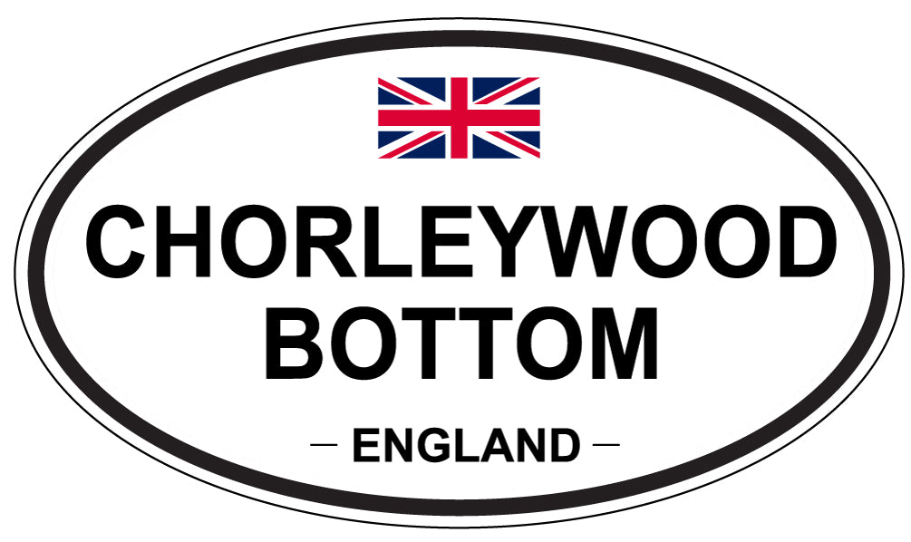 CHORLEYWOOD BOTTOM, ENGLAND - Oval Sticker