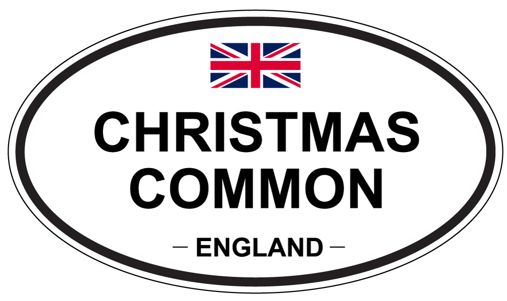 CHRISTMAS COMMON, England - Oval Magnet