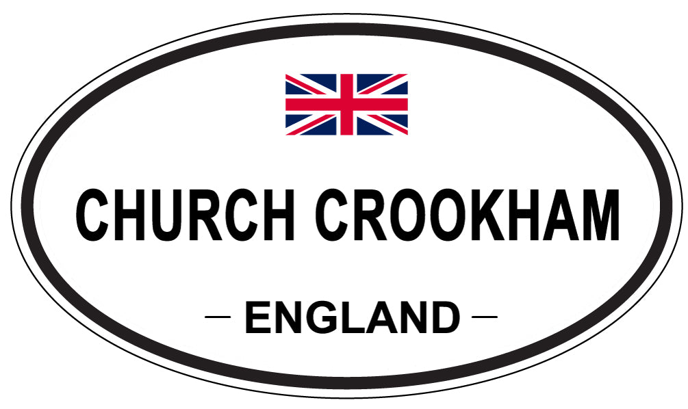 CHURCH CROOKHAM, England - Oval Magnet