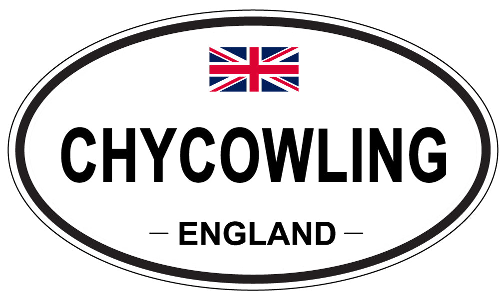 CHYCOWLING, ENGLAND - Oval Sticker