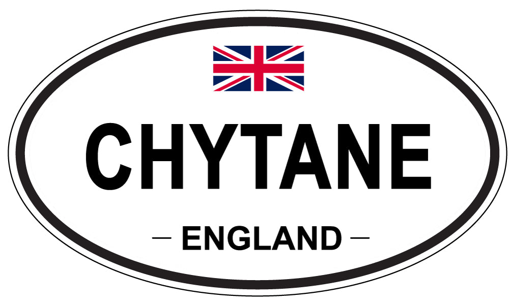 CHYTANE, ENGLAND - Oval Sticker