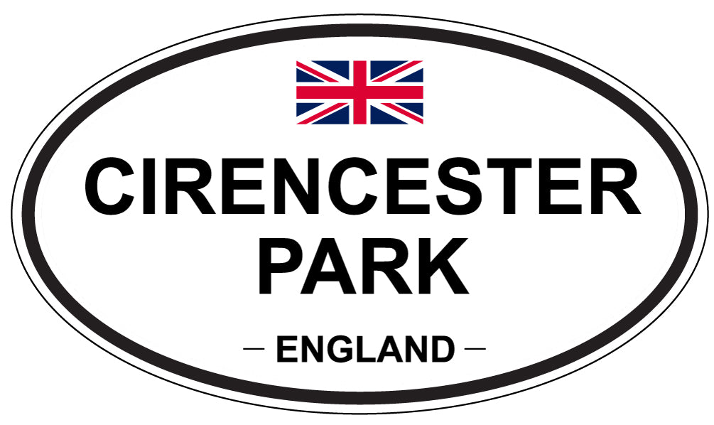 CIRENCESTER PARK, ENGLAND - Oval Sticker