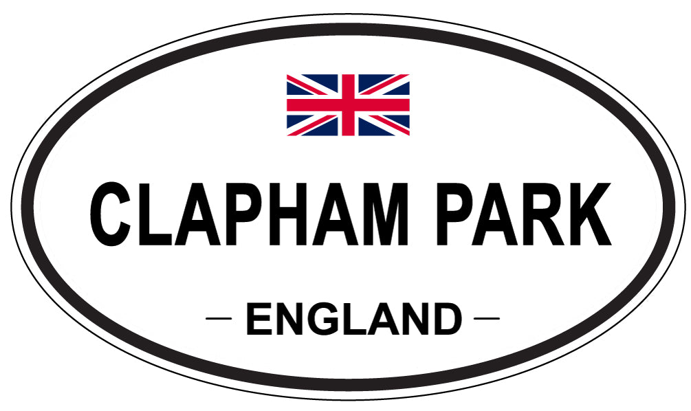 CLAPHAM PARK, England - Oval Magnet