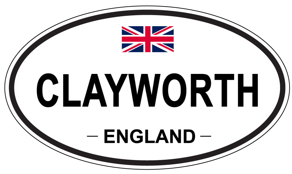 CLAYWORTH, England - Oval Magnet
