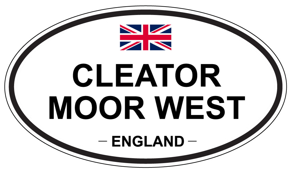 CLEATOR MOOR WEST, ENGLAND - Oval Sticker