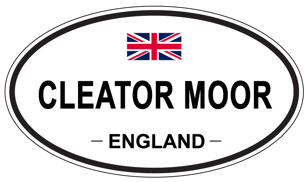 CLEATOR MOOR, ENGLAND - Oval Sticker