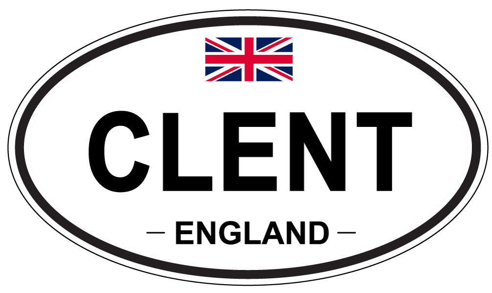 CLENT, ENGLAND - Oval Sticker