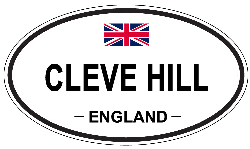 CLEVE HILL, England - Oval Magnet