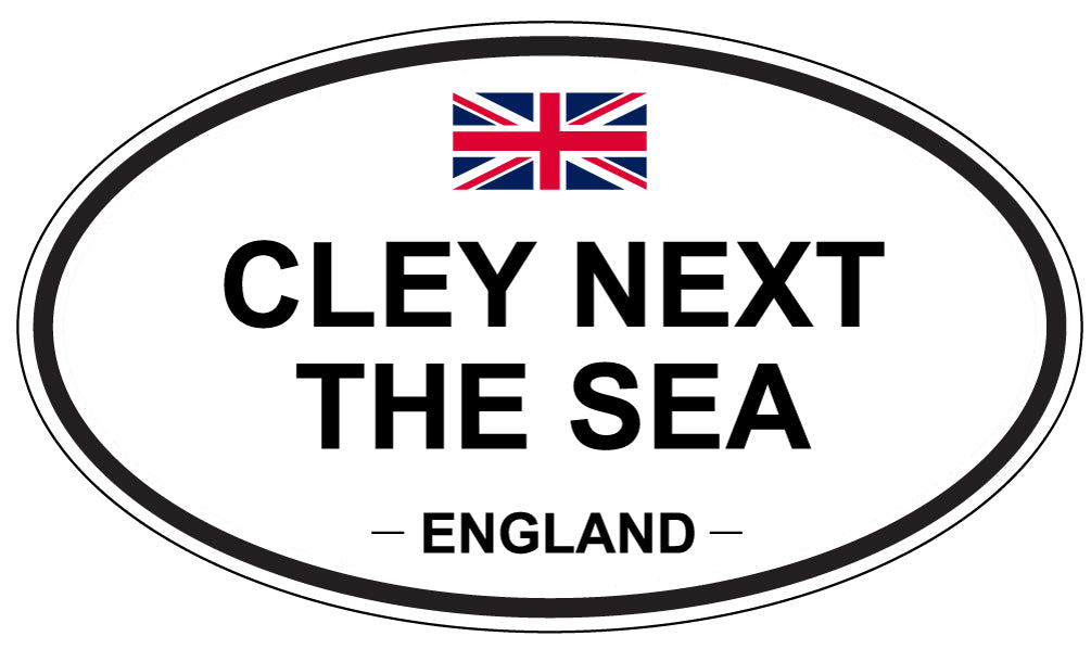 CLEY NEXT THE SEA, ENGLAND - Oval Sticker