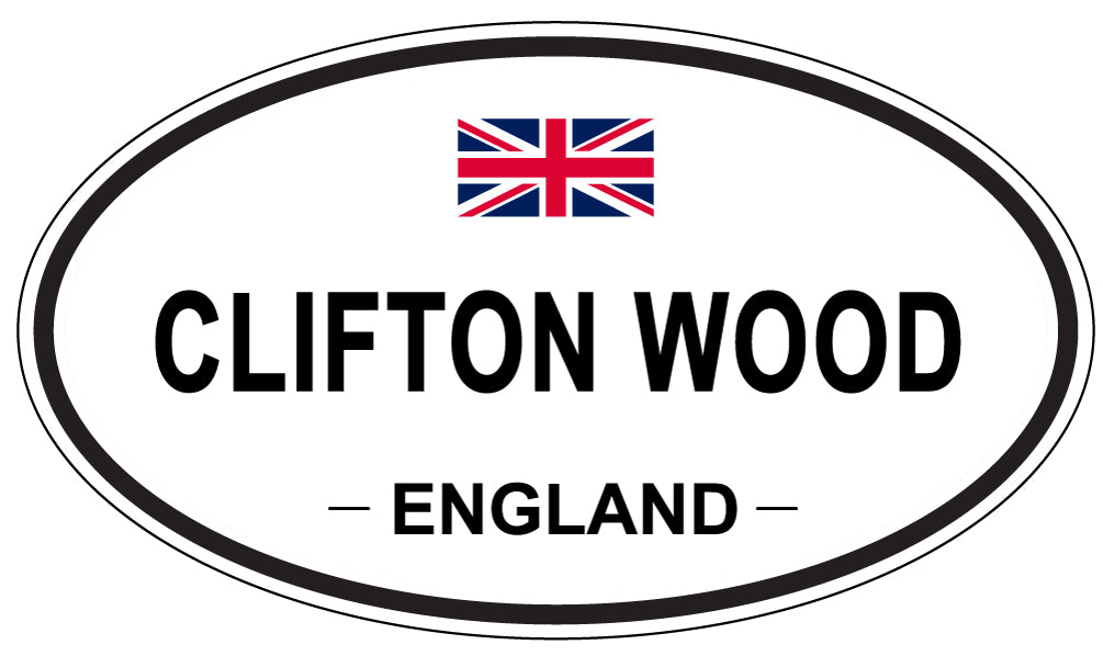 CLIFTON WOOD, England - Oval Magnet
