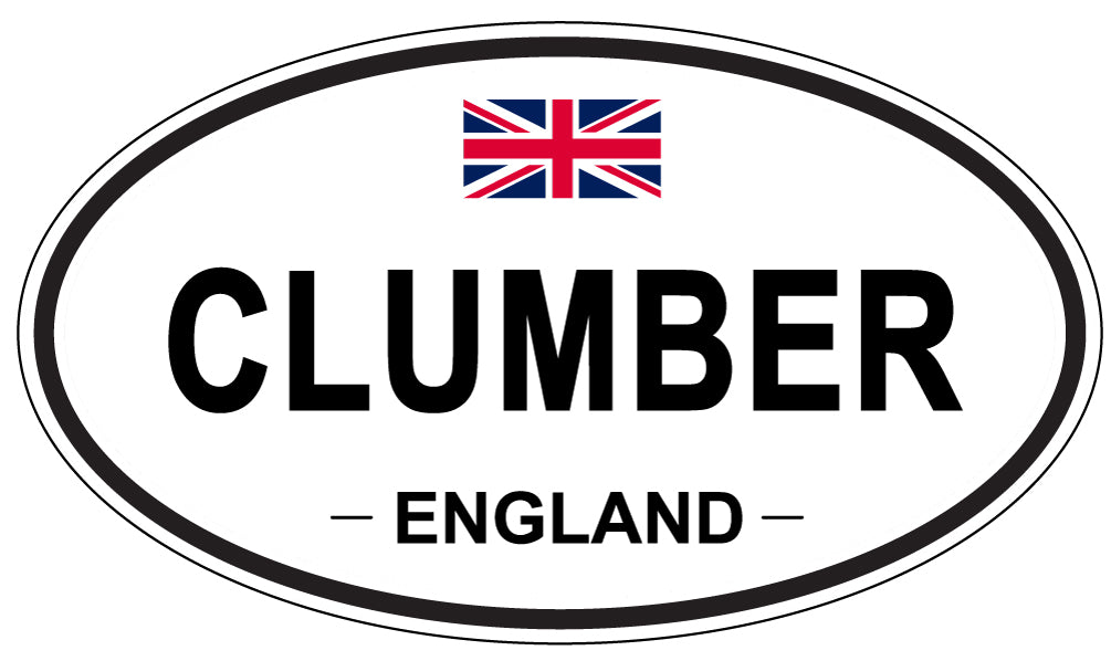 CLUMBER, ENGLAND - Oval Sticker