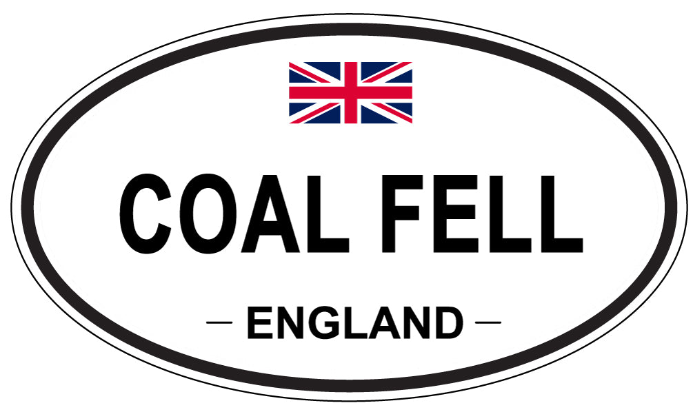 COAL FELL, ENGLAND - Oval Sticker