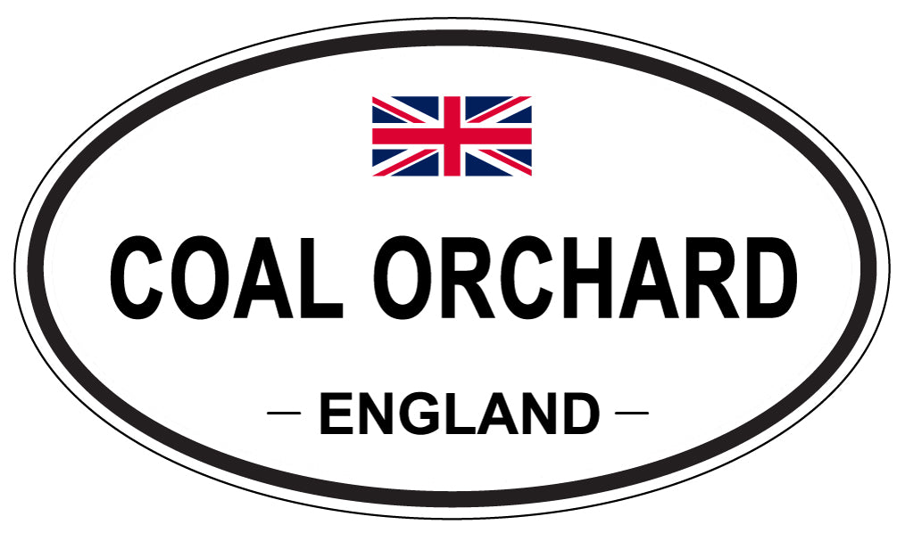 COAL ORCHARD, England - Oval Magnet