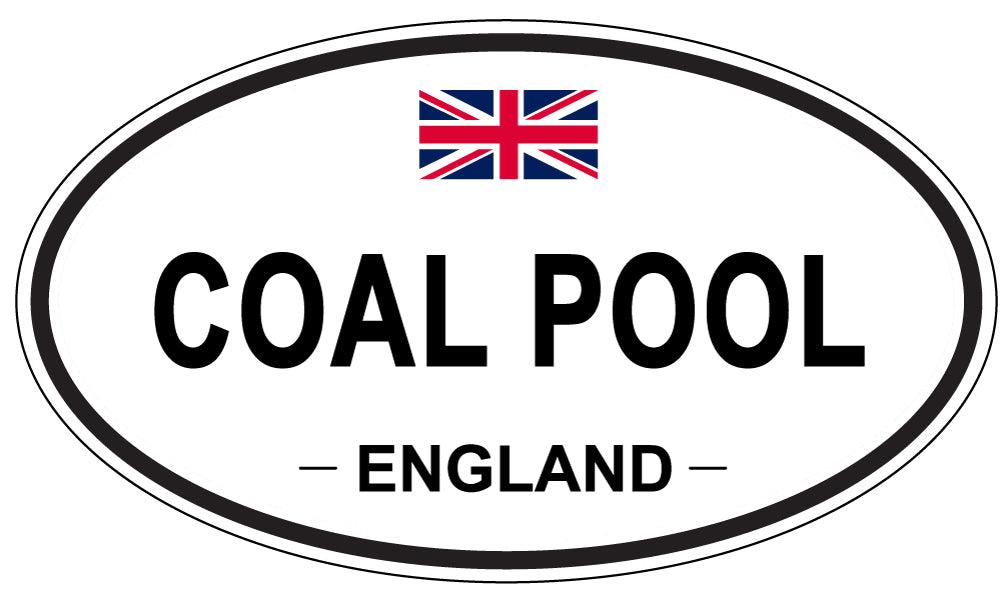 COAL POOL, ENGLAND - Oval Sticker