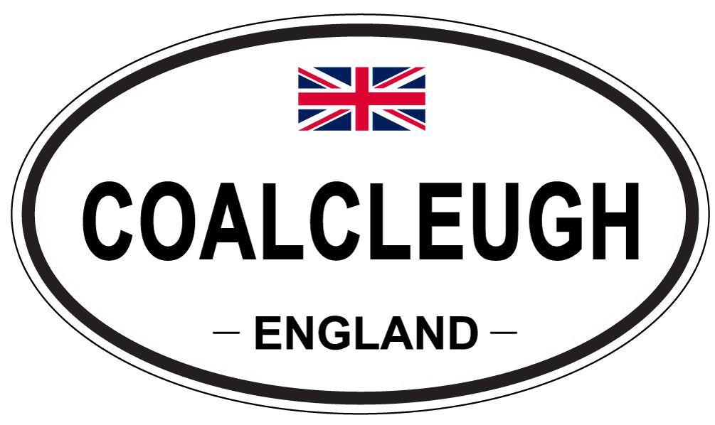 COALCLEUGH, ENGLAND - Oval Sticker