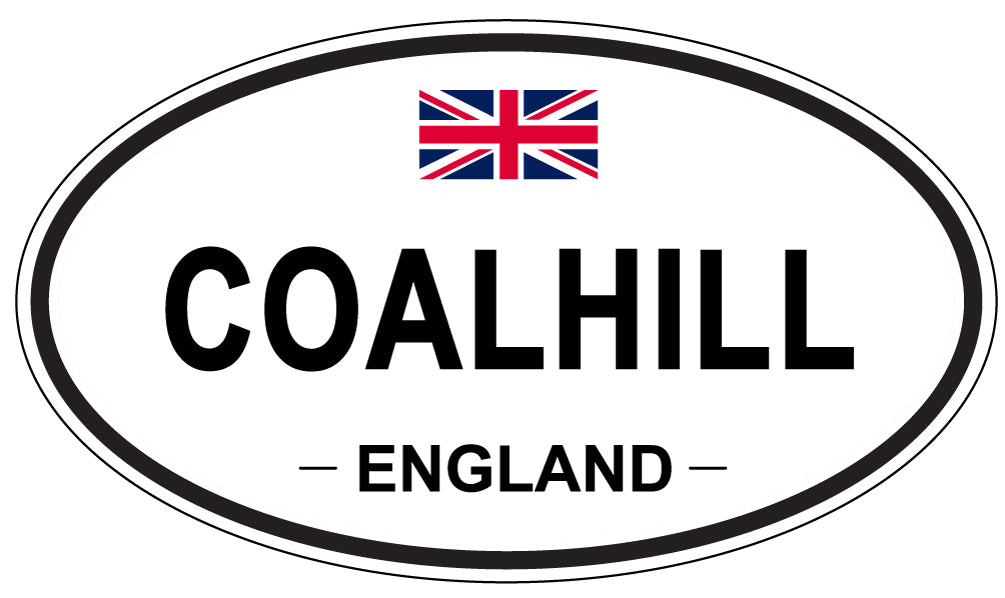 COALHILL, ENGLAND - Oval Sticker