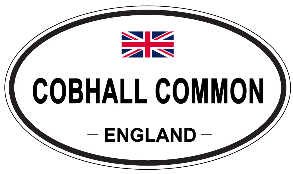 COBHALL COMMON, ENGLAND - Oval Sticker