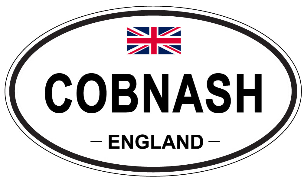 COBNASH, ENGLAND - Oval Sticker
