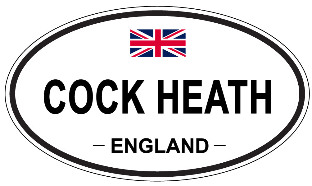 COCK HEATH, ENGLAND - Oval Sticker