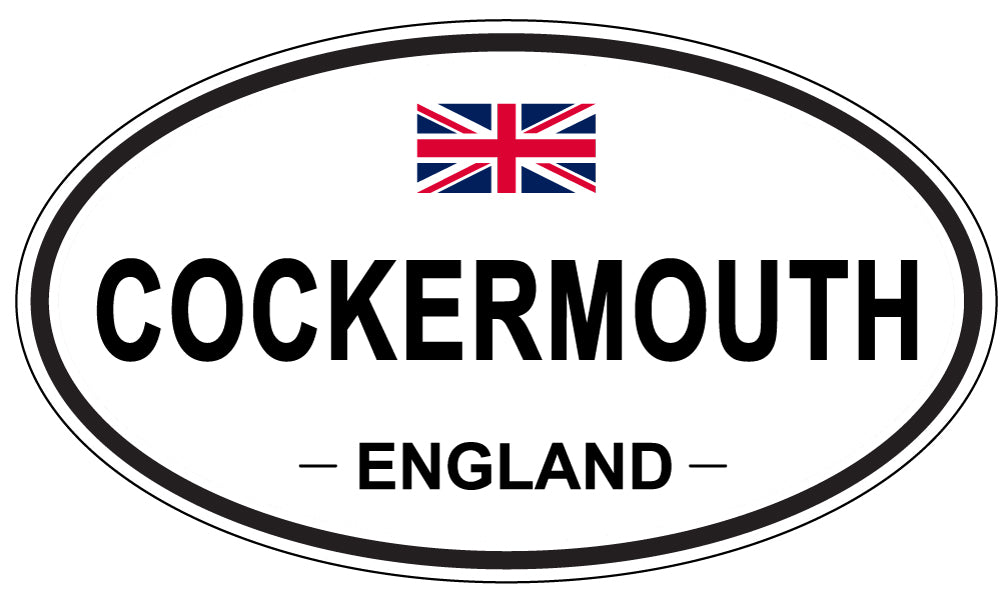 COCKERMOUTH, ENGLAND - Oval Sticker