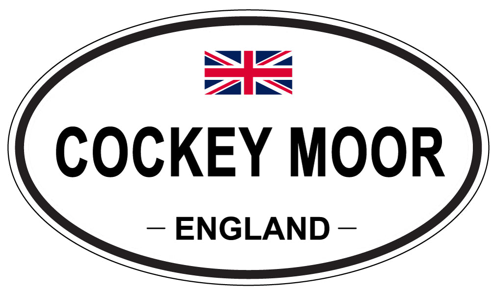 COCKEY MOOR, ENGLAND - Oval Sticker