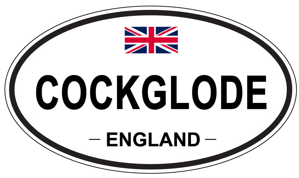 COCKGLODE, ENGLAND - Oval Sticker