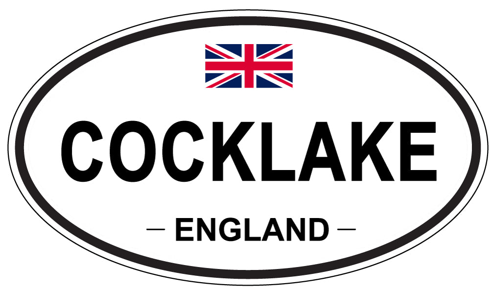COCKLAKE, ENGLAND - Oval Sticker