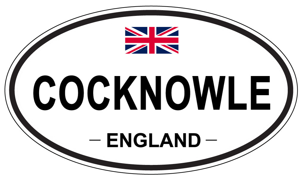 COCKNOWLE, ENGLAND - Oval Sticker