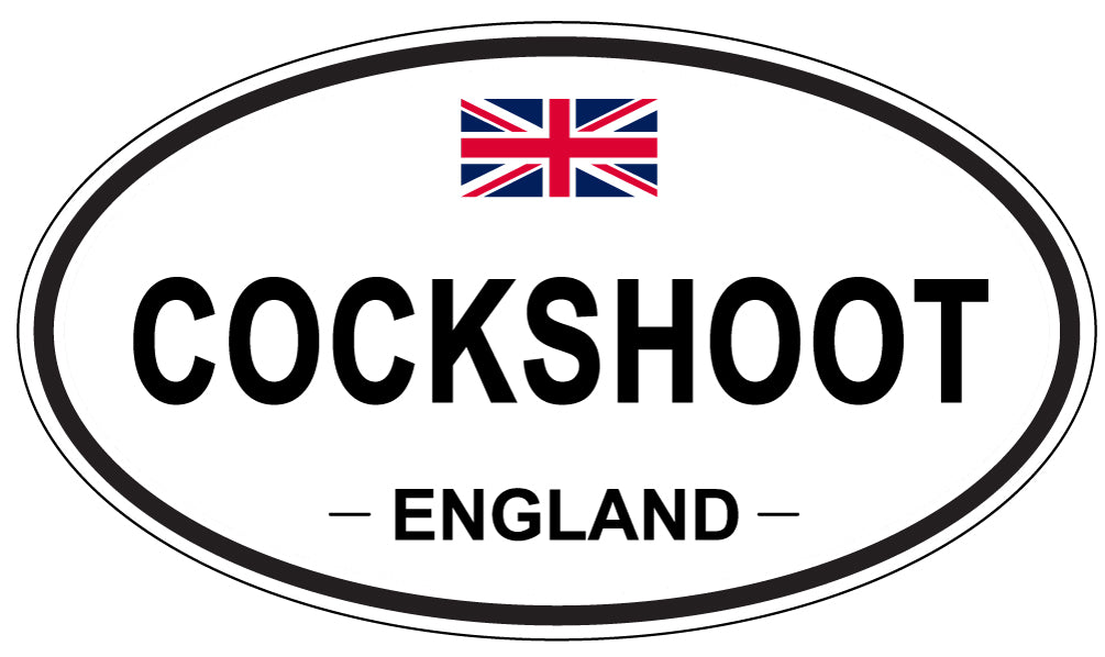 COCKSHOOT, ENGLAND - Oval Sticker